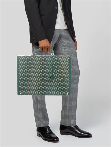 goyard luggage trunk|goyard trunk bag price list.